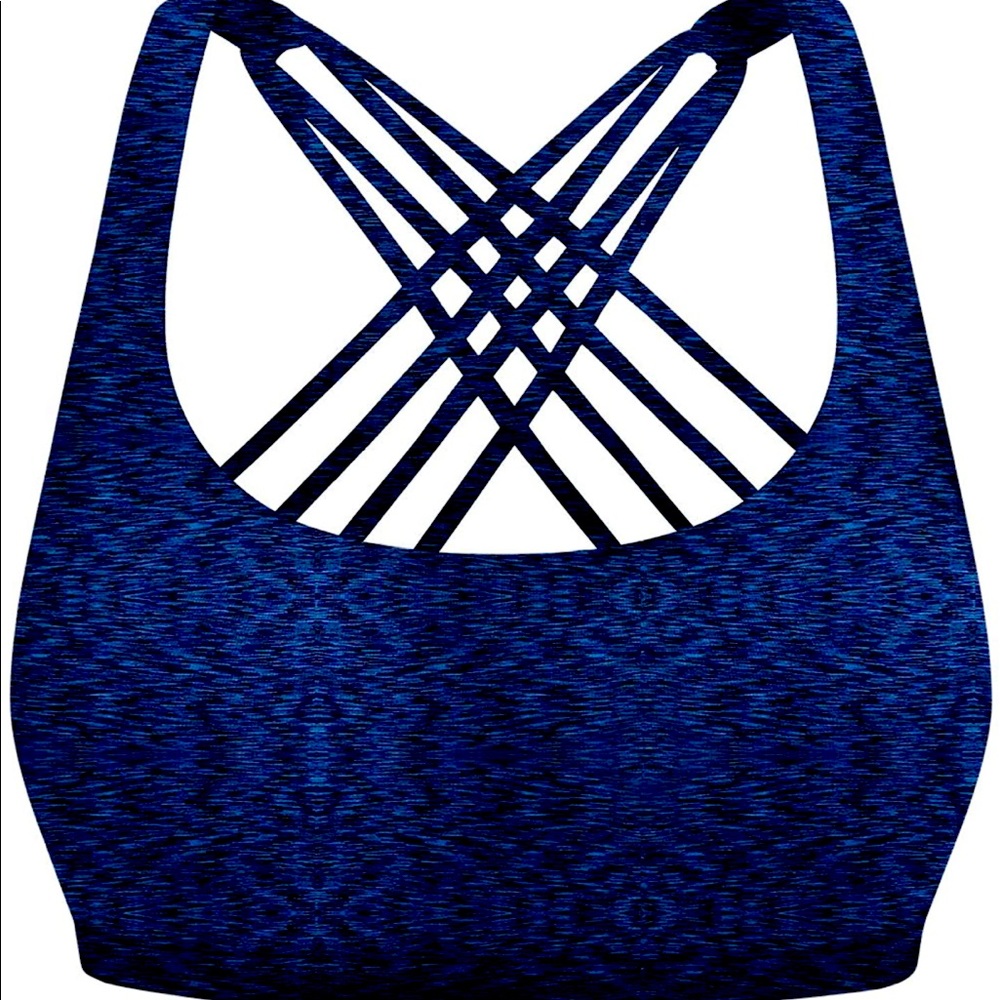 Blue sport bra size L